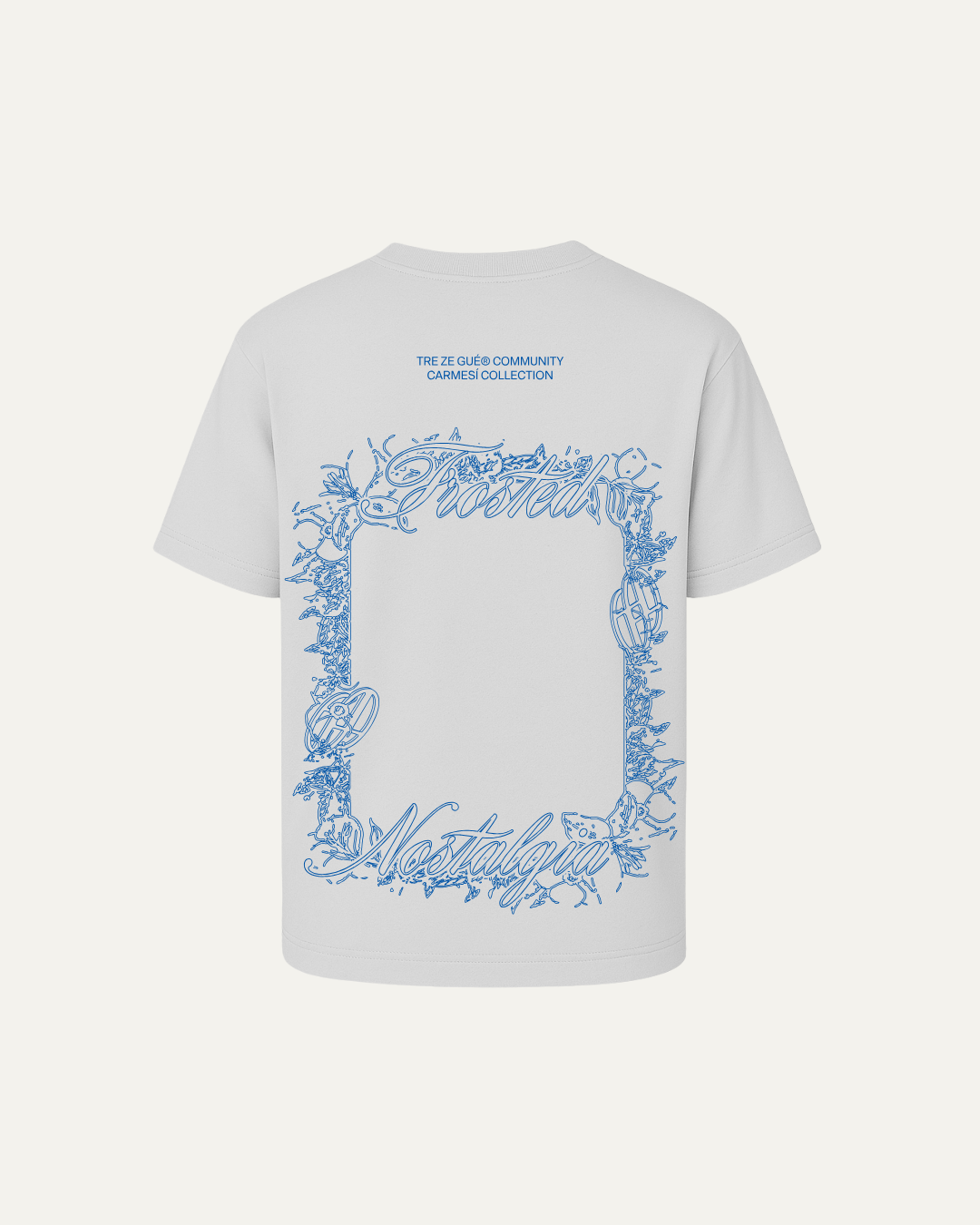 FROSTED NOSTALGIA GREY TSHIRT