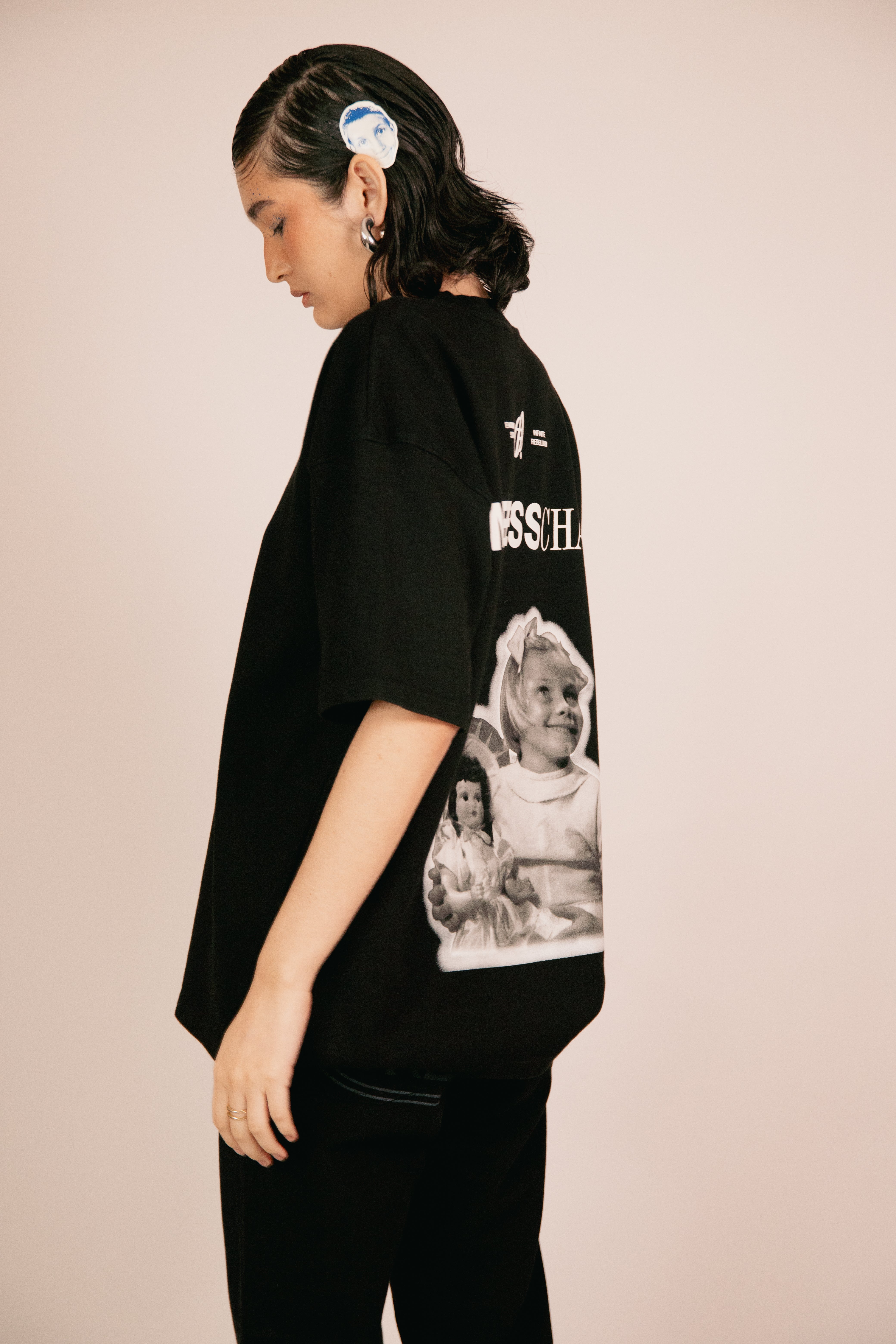 DOLL SHADOW BLACK TSHIRT