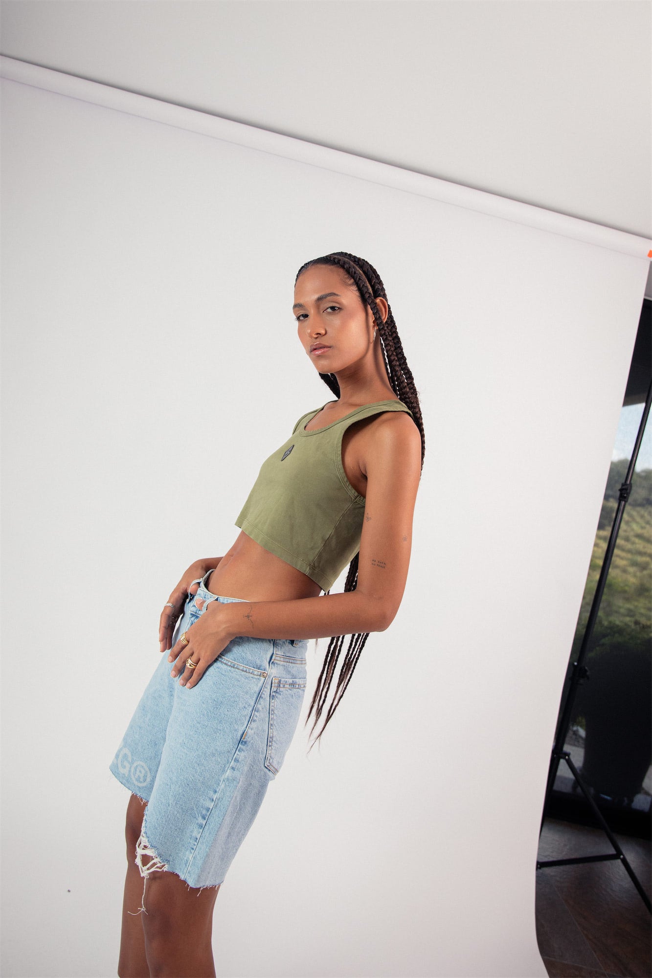 TANK TOP HERRAJE VERDE