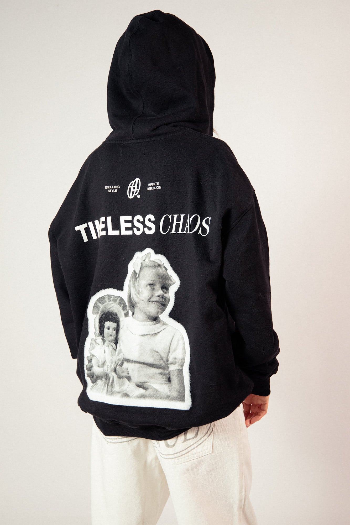 DOLL SHADOW BLACK HOODIE