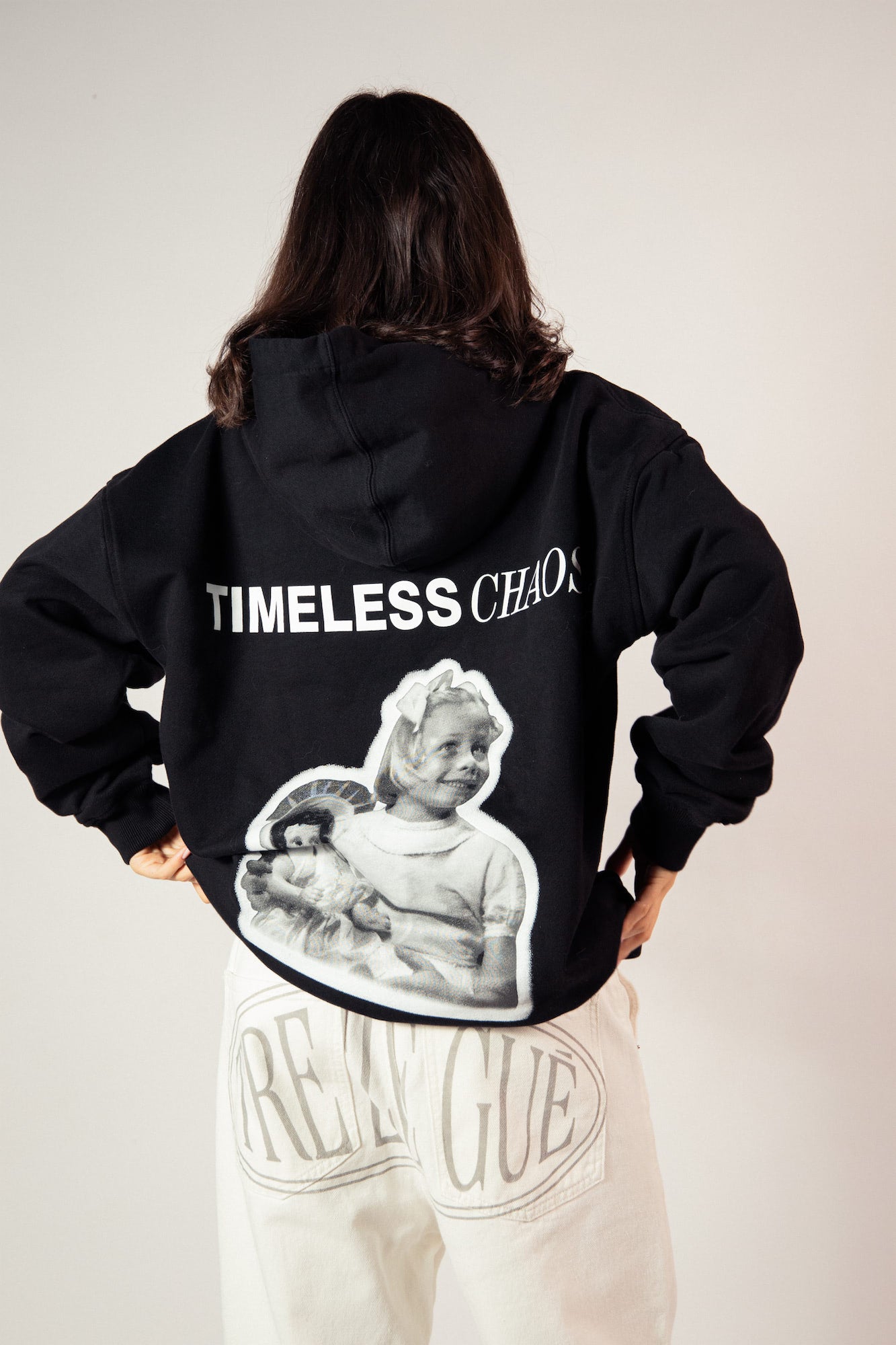 HODDIE NIÑA NEGRO